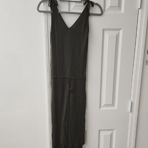 Chic Olive Green High Low Dress